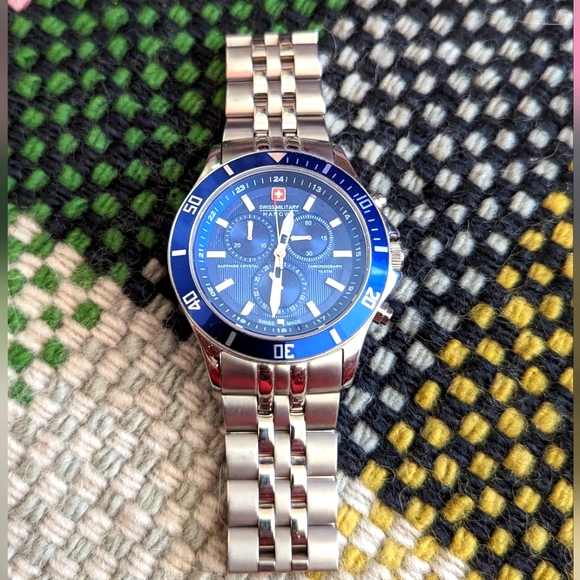 Swiss Military Watch Hanowa - Blue Dial - Picture 1 of 1